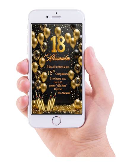 INVITO DIGITALE 18 ANNI