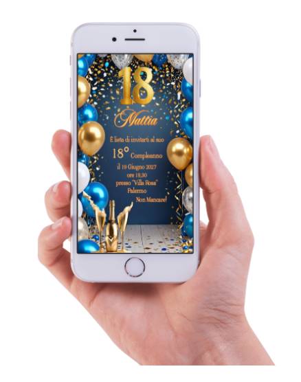 INVITO DIGITALE 18 ANNI