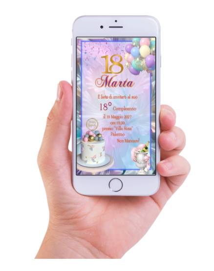 INVITO DIGITALE 18 ANNI