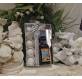 BOMBONIERA NOZZE D'ARGENTO CON LIQUORE MIGNON BOX VETRINA ARGENTO
