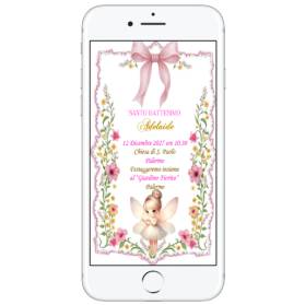 INVITO DIGITALE BATTESIMO FATINA