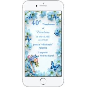 INVITO DIGITALE 40 ANNI DONNA