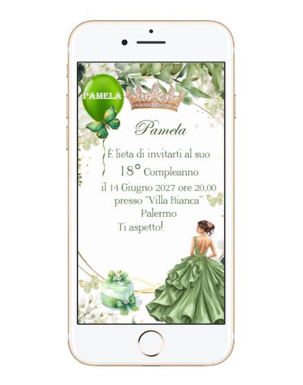INVITO DIGITALE 18 ANNI