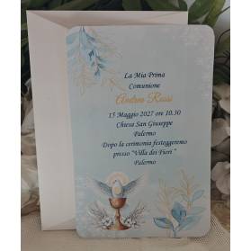 INVITO PRIMA COMUNIONE RAGAZZO