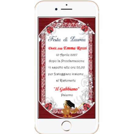 INVITO DIGITALE LAUREA 2021