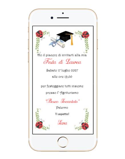 INVITO DIGITALE LAUREA 