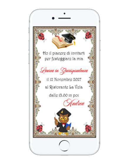 INVITO DIGITALE LAUREA 
