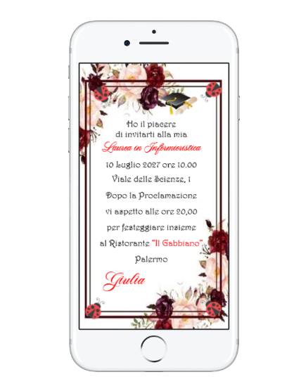 INVITO DIGITALE LAUREA 