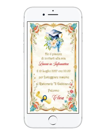 INVITO DIGITALE LAUREA 