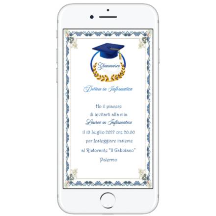 INVITO DIGITALE LAUREA 