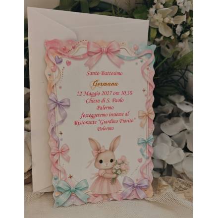 INVITO BATTESIMO BIMBA