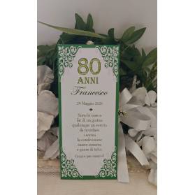 SEGNAPOSTO 80 ANNI UOMO