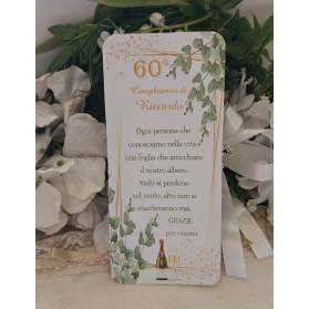 SEGNAPOSTO 60 ANNI UOMO