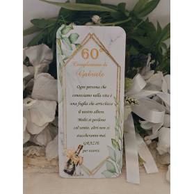 SEGNAPOSTO 60 ANNI UOMO