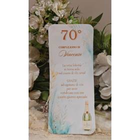 SEGNAPOSTO 70 ANNI UOMO