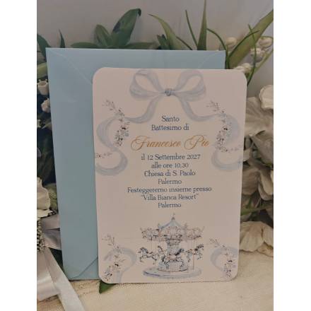 INVITO BATTESIMO BIMBA