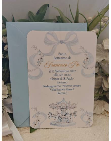 INVITO BATTESIMO BIMBA