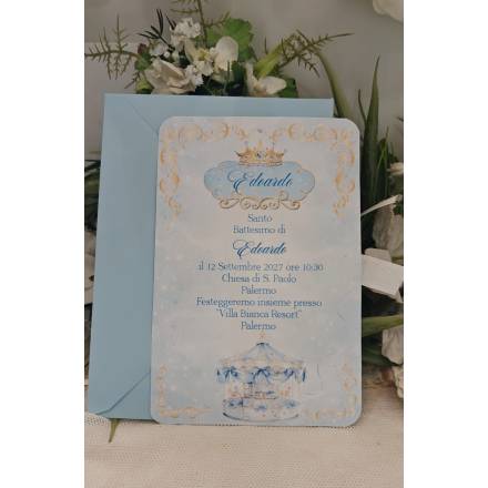 INVITO BATTESIMO BIMBA