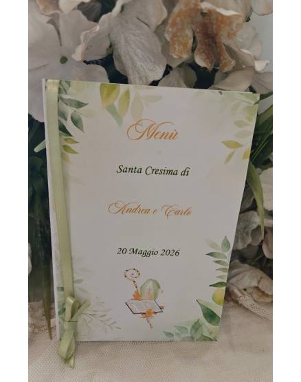 Menù Personalizzato per Santa Cresima 