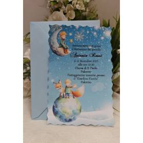 INVITO BATTESIMO PICCOLO PRINCIPE