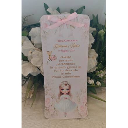 SEGNALIBRO PRIMA COMUNIONE 