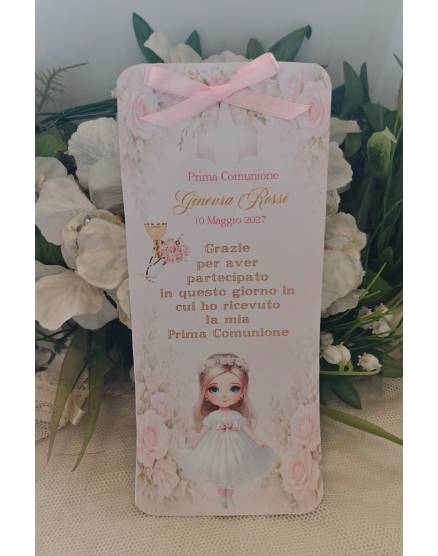 SEGNALIBRO PRIMA COMUNIONE 