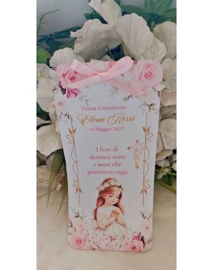 SEGNALIBRO PRIMA COMUNIONE 