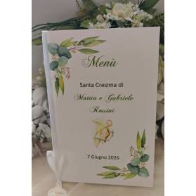 MENU' PERSONALIZZATO SANTA CRESIMA