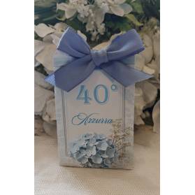 SCATOLINA COMPLEANNO 40 ANNI CON CONFETTI