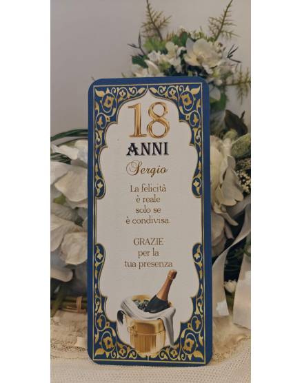 SEGNAPOSTO 18 anni