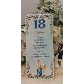 SEGNAPOSTO 18 ANNI RAGAZZO