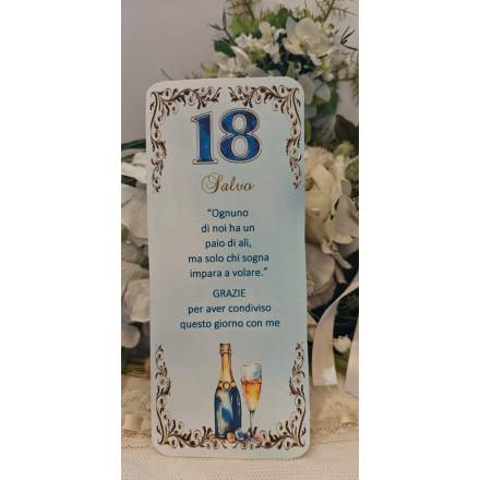 SEGNAPOSTO 18 anni