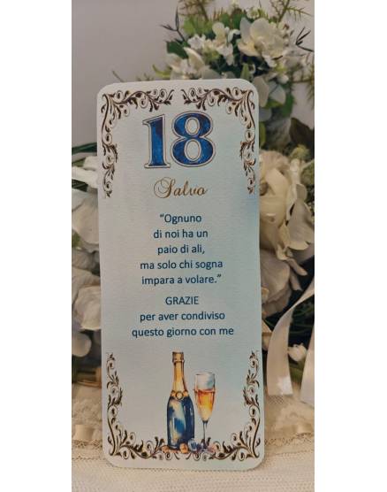 SEGNAPOSTO 18 anni