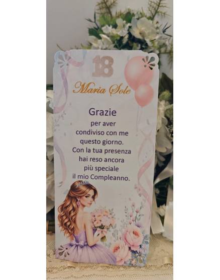SEGNAPOSTO 18 anni