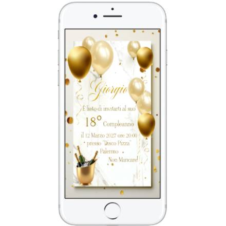 INVITO DIGITALE 18 ANNI