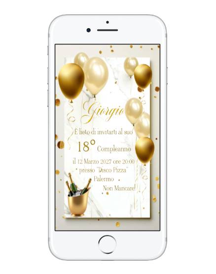 INVITO DIGITALE 18 ANNI