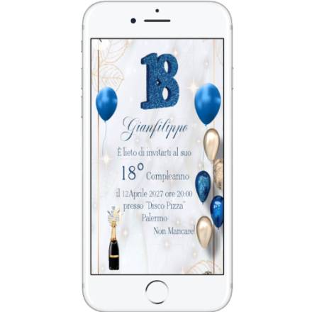 INVITO DIGITALE 18 ANNI