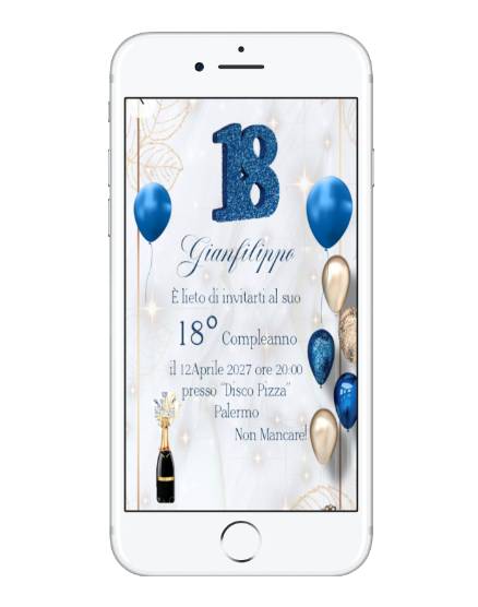 INVITO DIGITALE 18 ANNI