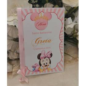 MENU' BATTESIMO MINNIE BABY