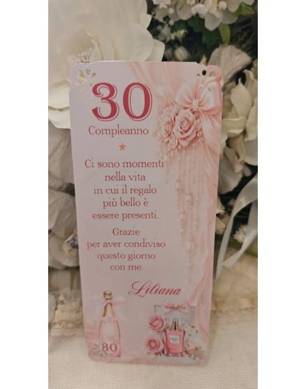 SEGNAPOSTO compleanno adulti
