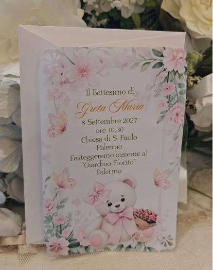 INVITO BATTESIMO BIMBA