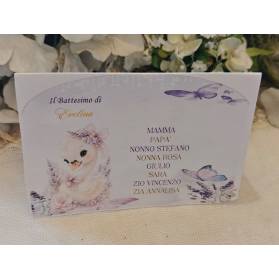 SEGNATAVOLO BATTESIMO CIGNO ANGOLI TRAFORATI