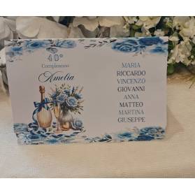 SEGNATAVOLO COMPLEANNO ADULTI CON NOMI INVITATI