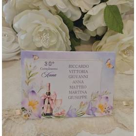 SEGNATAVOLO COMPLEANNO ADULTI CON NOMI INVITATI