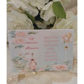 SEGNATAVOLO COMPLEANNO ADULTI CON NOMI INVITATI