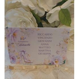 SEGNATAVOLO COMPLEANNO ADULTI CON NOMI INVITATI