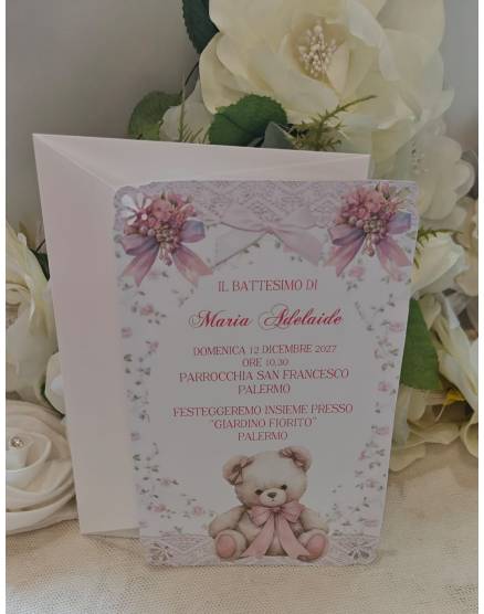 INVITO BATTESIMO BIMBA