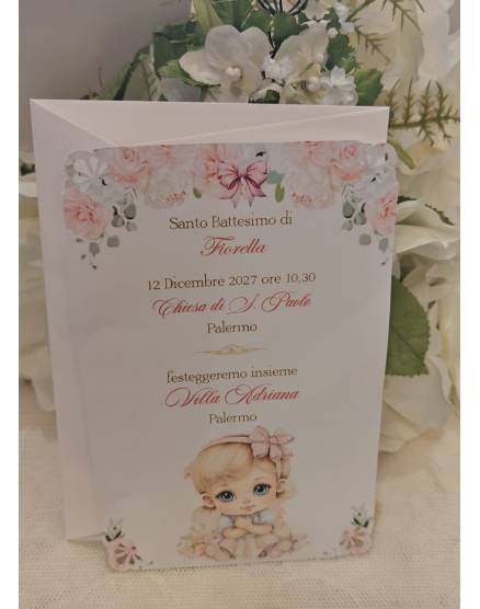 INVITO BATTESIMO BIMBA