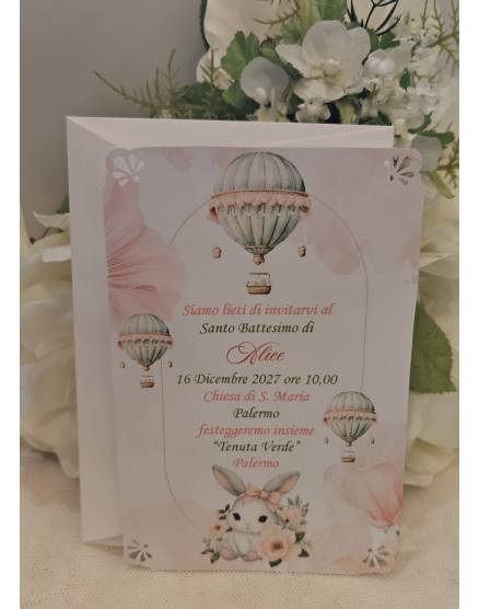 INVITO BATTESIMO BIMBA