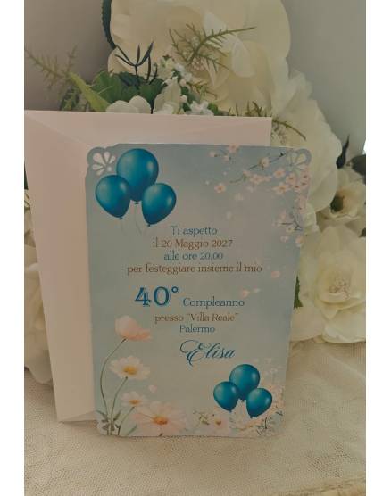 INVITO COMPLEANNO ADULTI